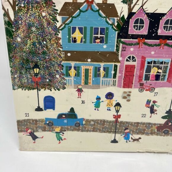 Advent Calendar Winter Wonderland Galison Design 25 Windows Ribbon Hanger NWT - Picture 8 of 15